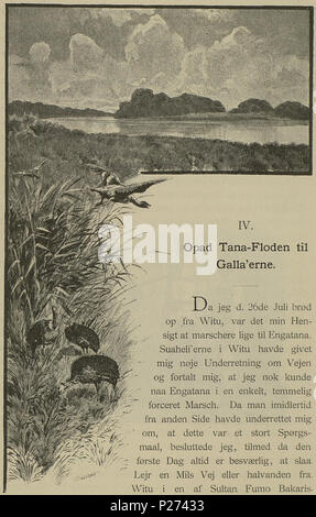 . Norsk Bokmål: Illustrasjon hentet Fra boken 'Den tyske Emin Pascha-Expedition 'av Peters, Carl og utgitt av Forlagsbureauet (Kjøbenhavn, 1891). Vor 1891. Unbekannte Illustrasjon hentet Fra boken 'Den tyske Emin Pascha-Expedition 'av Peters, Carl og utgitt av Forlagsbureauet (Kjøbenhavn, 1891) 79 Den tyske Emin Pascha-Expedition-no-nb digibok 2009020203049-76 1. Stockfoto