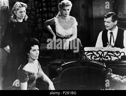 Original Film Titel: DER KÖNIG UND DIE VIER KÖNIGINNEN. Englischer Titel: DER KÖNIG UND DIE VIER KÖNIGINNEN. Regisseur: Raoul Walsh. Jahr: 1956. Quelle: UNITED ARTISTS/Album Stockfoto