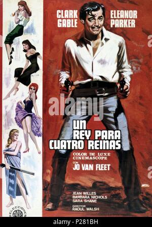 Original Film Titel: DER KÖNIG UND DIE VIER KÖNIGINNEN. Englischer Titel: DER KÖNIG UND DIE VIER KÖNIGINNEN. Regisseur: Raoul Walsh. Jahr: 1956. Quelle: UNITED ARTISTS/Album Stockfoto