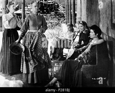 Original Film Titel: DER KÖNIG UND DIE VIER KÖNIGINNEN. Englischer Titel: DER KÖNIG UND DIE VIER KÖNIGINNEN. Regisseur: Raoul Walsh. Jahr: 1956. Quelle: UNITED ARTISTS/Album Stockfoto