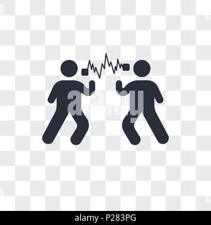 Schallwelle Experiment vektor Icon auf transparentem Hintergrund isoliert, Schallwelle Experiment logo Konzept Stock Vektor