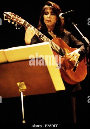 Maria del Mar Bonet en concierto. Stockfoto