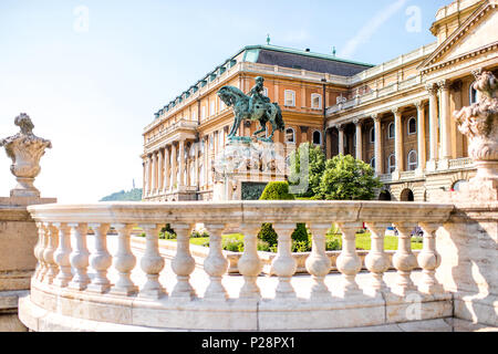 Statue von Eugen von Savoyen in Budapest Stockfoto