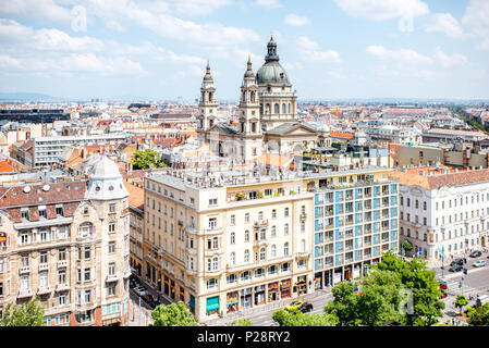 Stadtbild Blick auf Budapest Stockfoto