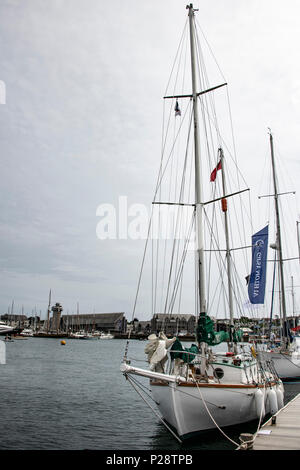 In einem cornish Feld oder Wald oder Marine oder Stadt in Cornwall. Stockfoto