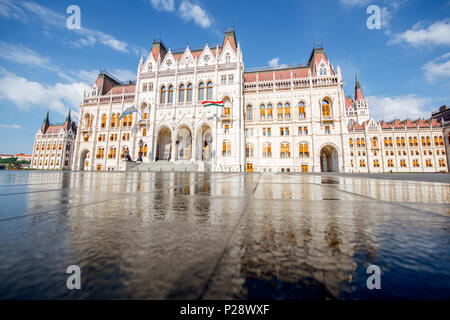 Parlamentsgebäude in Budapest Stockfoto