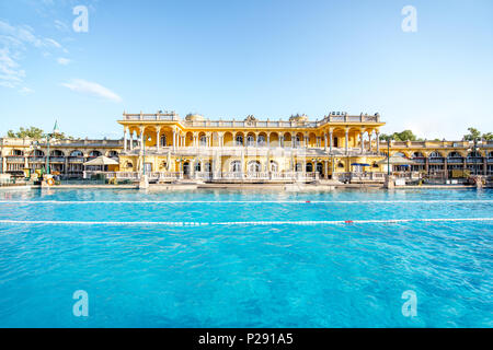 Thermalbäder in Budapest Stockfoto