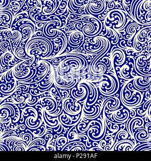 Nahtlose frosty Muster. Handgezeichneten stilisierte Abbildung. Vector pattern Stock Vektor