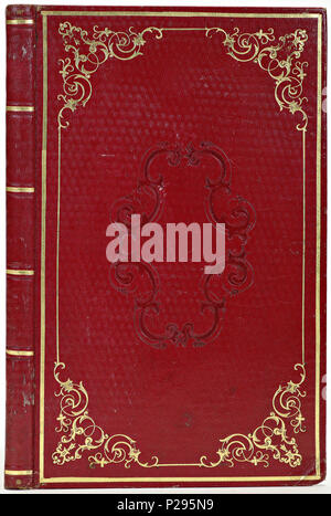 . Band van Rood segrijn. Nederlands: Tabletten: M. de Vries. Der redactie van het Verslag Nederlandsch woordenboek. Haarlem, 1854. . 1854? 29 Band van Rood segrijn - KONB 12-652 G 17-1851 Stockfoto