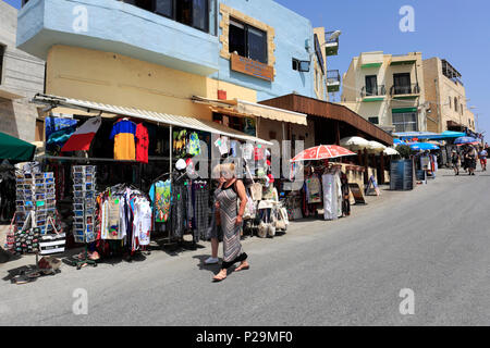 Das Dorf von Wied iz-Zurrieq, Süd-Ost-Küste von Malta Stockfoto