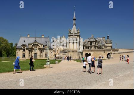 Frankreich, Oise, Chantilly, Chantilly, Immobilien, Schloss Chantilly und Conde Museum Stockfoto