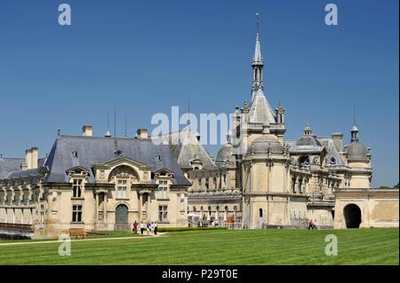 Frankreich, Oise, Chantilly, Chantilly, Immobilien, Schloss Chantilly und Conde Museum Stockfoto