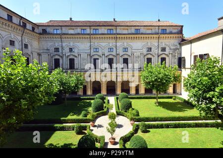 Italien, Lombardei, Mantua (Mantova), als Weltkulturerbe von der UNESCO, der Palazzo Ducale, berühmten Residenz der Familie Gonzaga Stockfoto
