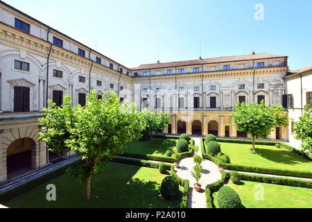 Italien, Lombardei, Mantua (Mantova), als Weltkulturerbe von der UNESCO, der Palazzo Ducale, berühmten Residenz der Familie Gonzaga Stockfoto