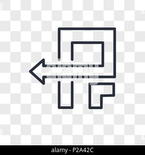 Pivot vektor Icon auf transparentem Hintergrund isoliert, Pivot logo Konzept Stock Vektor