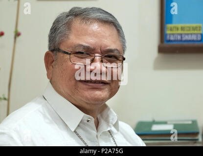 Bischof Edwin de La Pena, römisch-katholischer Bischof von Marawi, Insel Mindanao, Philippinen Stockfoto