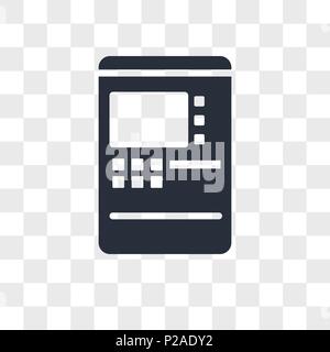 Geld vektor Icon auf transparentem Hintergrund isoliert, Geld logo Konzept Stock Vektor