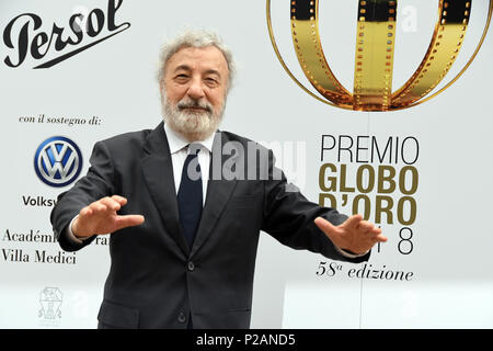 Rom, Italien, 13. Juni 2018 - Villa Medici-Globe 2018 Golden Award 58th edition Gianni Amelio Karriere award Credit: Giuseppe Andidero/Alamy leben Nachrichten Stockfoto