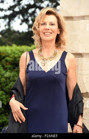 Rom, Italien, 13. Juni 2018 - Villa Medici-Globe 2018 Golden Award 58th edition Daniela Poggi Schauspielerin guest Credit: Giuseppe Andidero/Alamy leben Nachrichten Stockfoto
