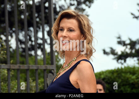 Rom, Italien, 13. Juni 2018 - Villa Medici-Globe 2018 Golden Award 58th edition Daniela Poggi Schauspielerin guest Credit: Giuseppe Andidero/Alamy leben Nachrichten Stockfoto