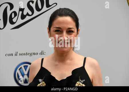 Rom, Italien, 13. Juni 2018 - Villa Medici-Globe 2018 Golden Award 58th edition Sara Ricci Schauspielerin guest Credit: Giuseppe Andidero/Alamy leben Nachrichten Stockfoto