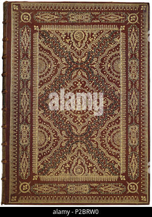 . Band van bruinkarmijn marokijn, zehn Dele zwart gebeitst. Nederlands: Tabletten: Bernardus Siegfried Albinus. Tabulae sceleti et musculorum corporis Humani. Lugduni Batavorum, prostant apud Joannem & Hermannum Verbeek, 1747. 2°. . 1747-1749; 27 Band van bruinkarmijn marokijn, zehn Dele zwart KONB gebeitst - 12-Inv.Ned.Mus.8993 Stockfoto