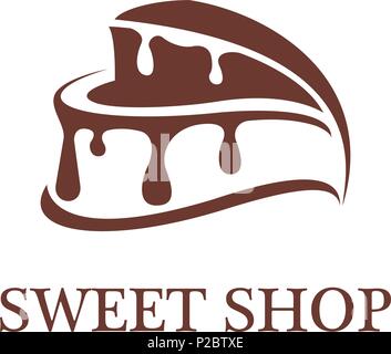 Logo Sweet Shop Stock Vektor