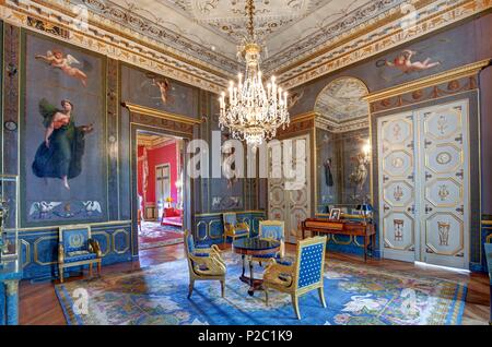 Frankreich, Paris, Hotel de Beauharnais, Residenz des deutschen Botschafters, das Musikzimmer Stockfoto