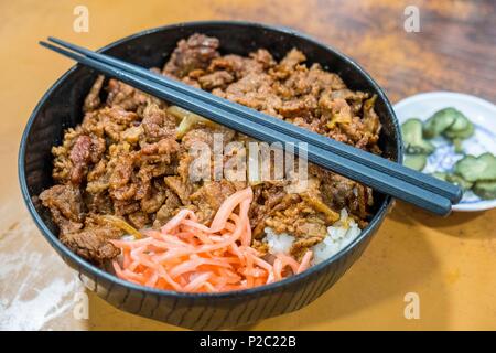 Frankreich, Paris, Japanische Viertel, Rue Saint-Anne, Higuma Restaurant Stockfoto