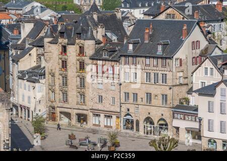 Frankreich, Correze, Tüll, Vezere Tal, Maison de Loyac Loyac, Haus, place Gambetta Stockfoto