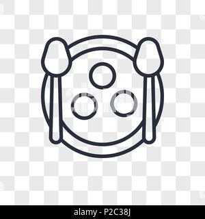 Matzo Ball Soup vektor Icon auf transparentem Hintergrund isoliert, Matzo Ball Soup logo Konzept Stock Vektor