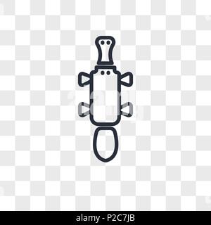 Schnabeltier vektor Icon auf transparentem Hintergrund isoliert, Platypus logo Konzept Stock Vektor