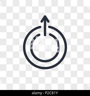Uranus vektor Icon auf transparentem Hintergrund isoliert, Uranus logo Konzept Stock Vektor