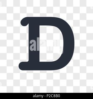 Gambia Währung vektor Icon auf transparentem Hintergrund isoliert, Gambia Währung logo Konzept Stock Vektor