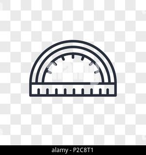 Set square Vektor Icon auf transparentem Hintergrund isoliert, quadratische Logo Konzept Stock Vektor