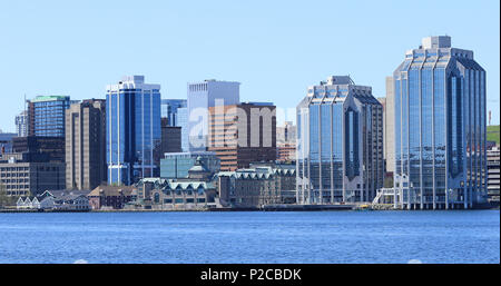 Die Halifax, Nova Scotia, Stadtzentrum an einem schönen Tag Stockfoto