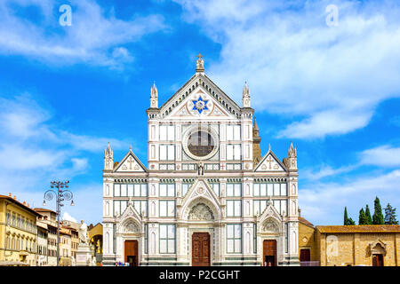 Der Basilika von Santa Croce, Florenz, Italien Stockfoto