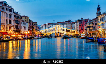 Ponte di Rialto, Venedig, Italien Stockfoto