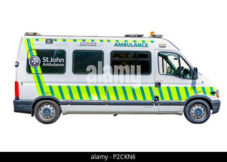 Schneiden Sie das Bild von St Johns Ambulance Stockfoto