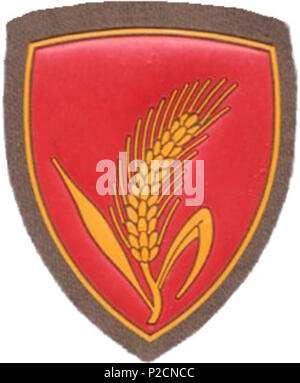 . Englisch: Wappen der Italienischen Armee motorisierte Infanterie Brigade Cremona. 28 Mai 2013, 16:19:56. Öffentliche Heraldik Office-zeremoniellen und heraldische Abteilung des Präsidenten der Republik Italien 13 CoA mil ITA inf bde Cremona Stockfoto