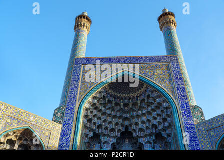 Shah Moschee oder Imam Moschee im Süden von Naghsh-e Jahan Square. Isfahan. Iran Stockfoto