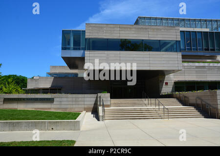 Die moderne Harper Center an der Universität von Chicago Häuser die Elite stand Schule des Geschäfts. Stockfoto