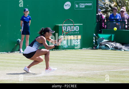 Heather Watson Tennis Player in Aktion Stockfoto