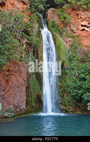 Queda do Vigario Wasserfall in Alte, Loulé. Algarve, Portugal Stockfoto