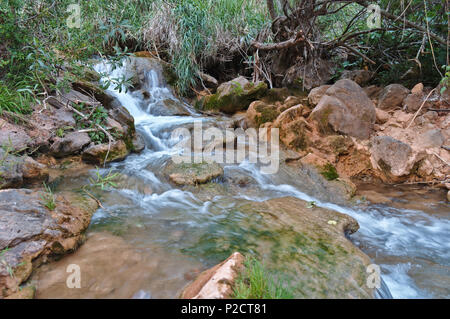 Queda do Vigario Wasserfall in Alte, Loulé. Algarve, Portugal Stockfoto