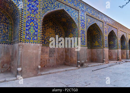 Garten im Gebiet von Shah Moschee oder Imam Moschee. Isfahan. Iran Stockfoto
