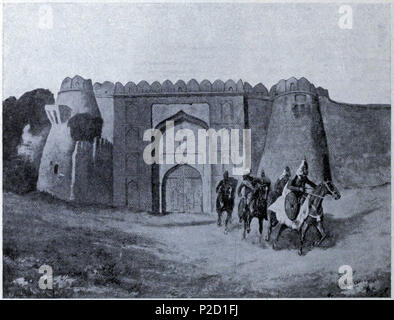 . Genaue Erscheinungsdatum unbekannt.. Unbekannt 62 Der Flug der Sultan Hussain Sharki von wöbbelin, A.D. 1479 Stockfoto