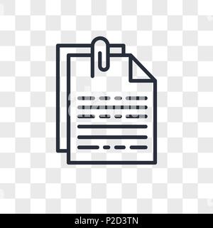 Datei vektor Icon auf transparentem Hintergrund isoliert, Datei logo-Konzept Stock Vektor