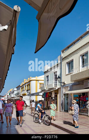 Main Street, Vila Real de Santo Antonio, Algarve, Portugal Stockfoto