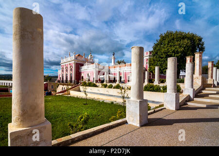 Pousada, Estoi Palace, Estoi, Algarve, Portugal Stockfoto